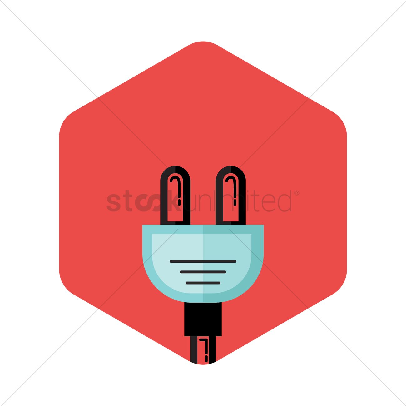 1300x1300 Free Power Plug And Cable Cord Vector Image