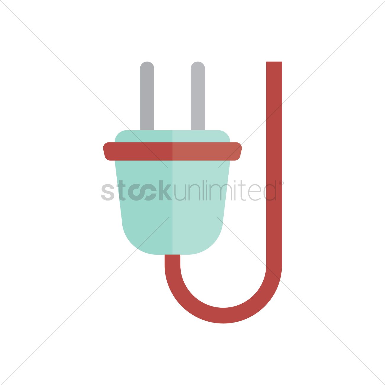 1300x1300 Free Power Plug And Cable Cord Vector Image