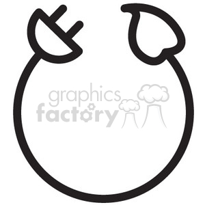 300x300 Royalty Free Electric Power Cord Vector Icon 398551 Icon
