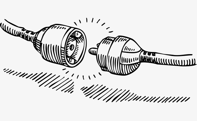 650x400 Vector Line Power Cord, Line Vector, Power Cable, Plug Png And