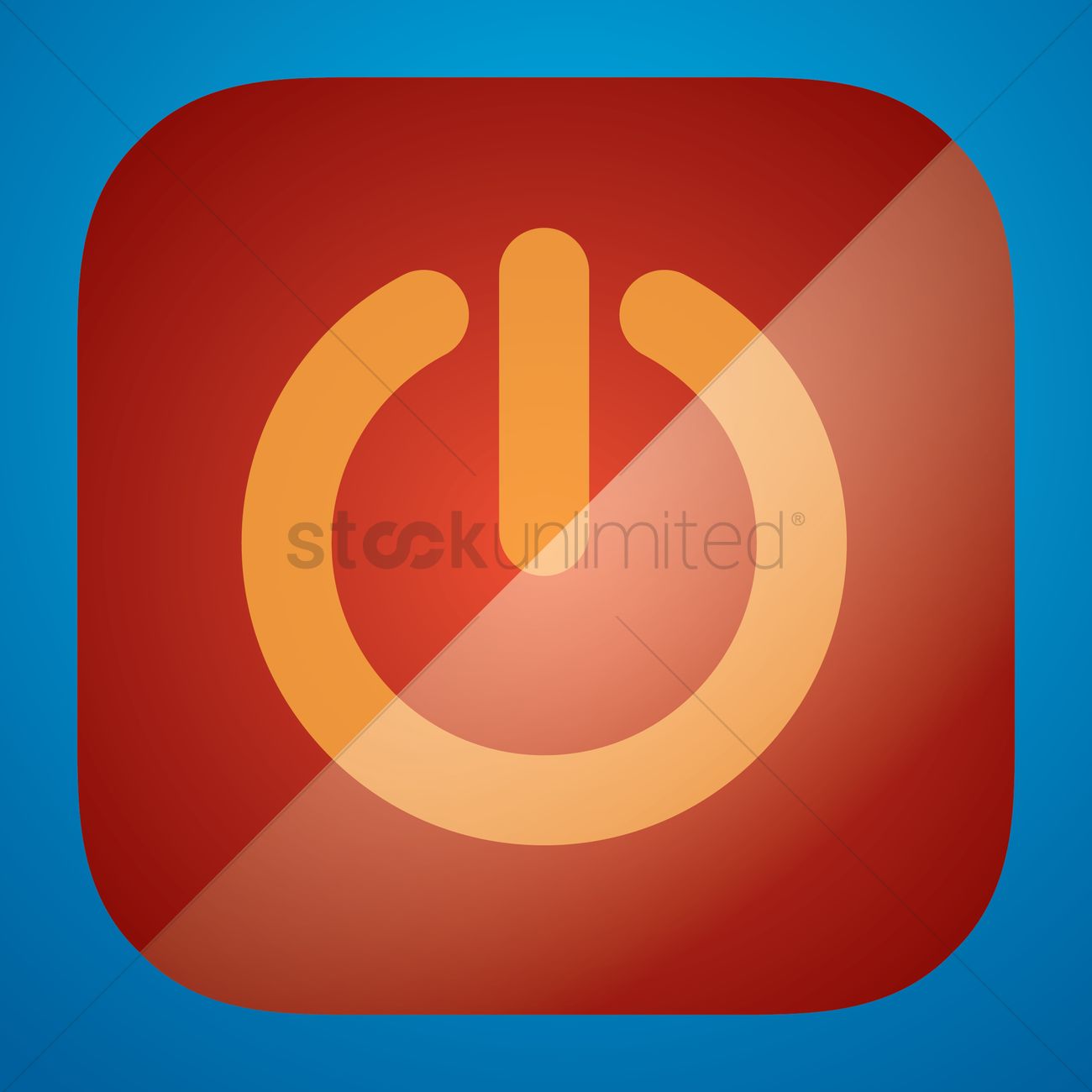 1300x1300 Power Icon Vector Image