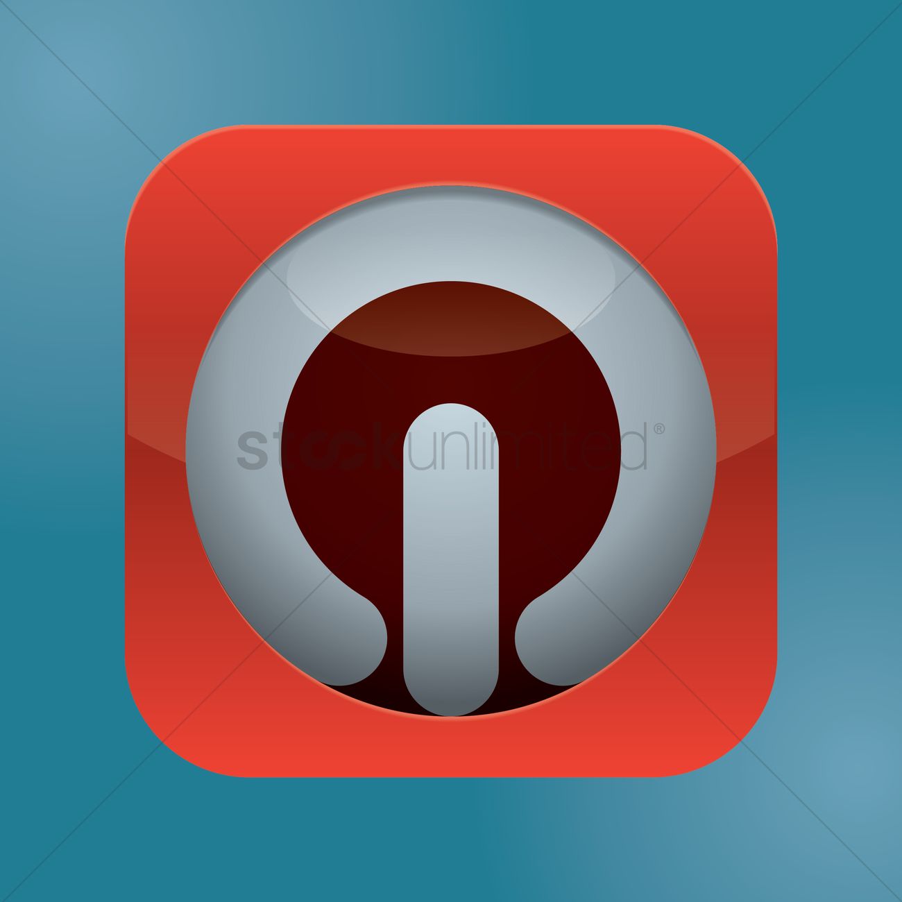 1300x1300 Power Icon Vector Image