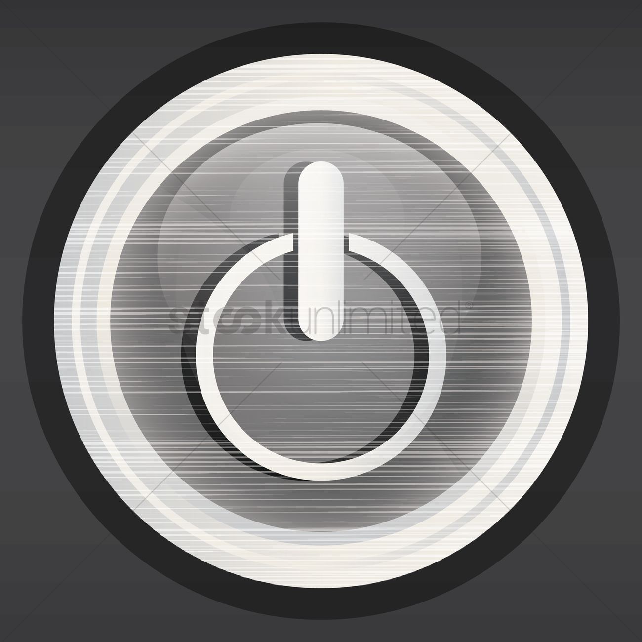 1300x1300 Power Icon Vector Image