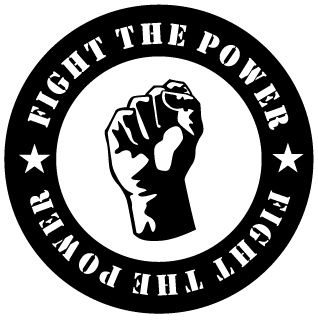 318x320 Fight The Power Vector Sticker Free Vector In Encapsulated