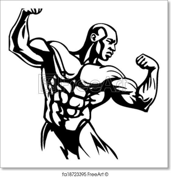561x581 Free Art Print Of Bodybuilding And Powerlifting