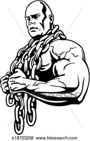 301x470 Bodybuilding, E, Powerlifting, , Vector. Clipart Hipertrofia