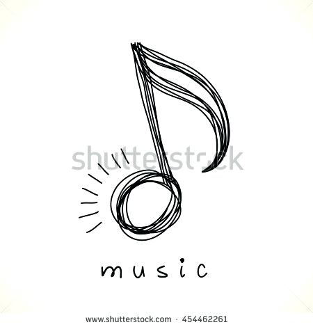 450x470 Vector Icon Music Note Doodle Logo Stock Royalty Free Powerpoint