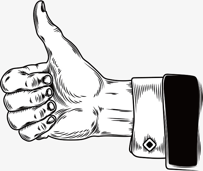 650x548 Thumbs Up Praise!, Vector Png, Hand Drawn Wind, Thumb Png And