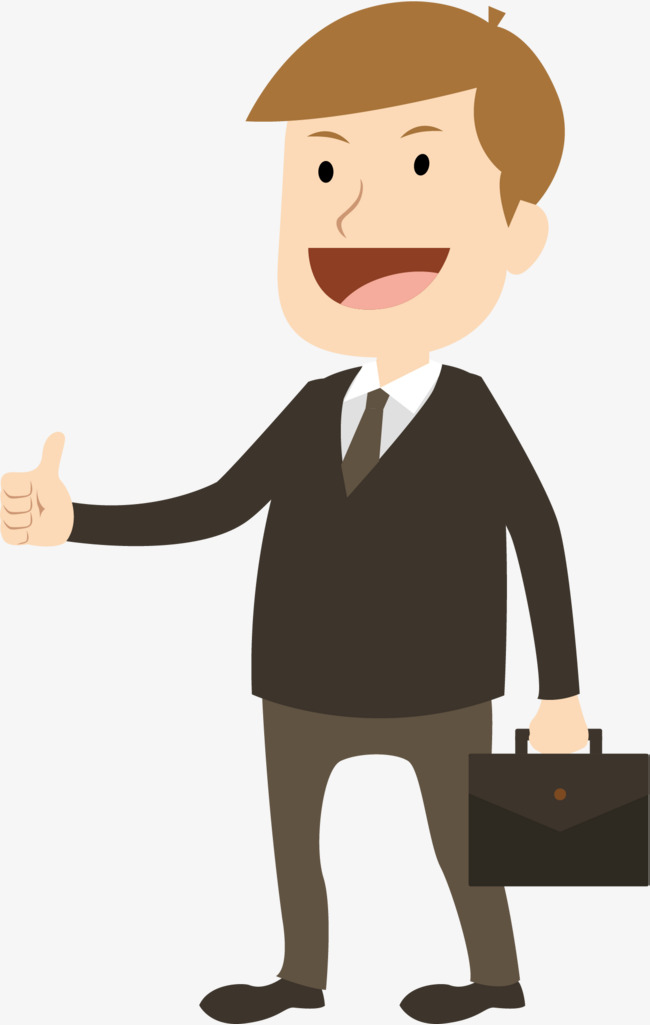 650x1025 Cartoon Business People Praise, Cartoon Vector, Business Vector