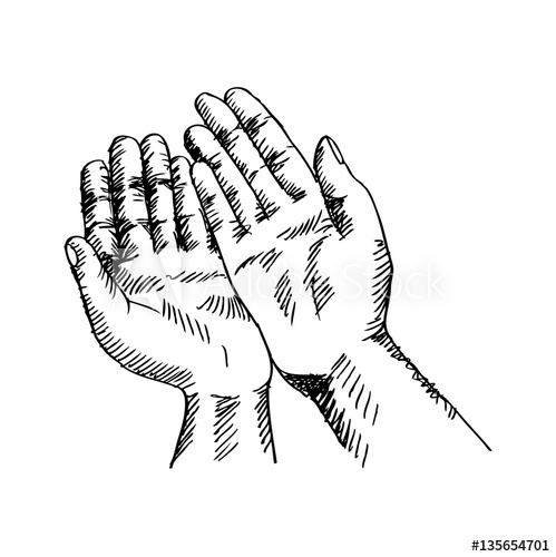 Praying Hands Vector at GetDrawings | Free download