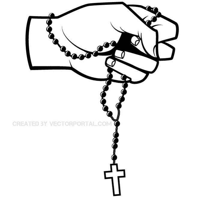 660x660 Praying Hand Graphics Free Vector 123freevectors