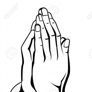 300x300 Stock Photo Vector Praying Hands Illustration Cross Image Lazttweet