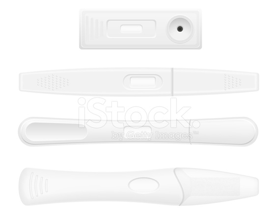 566x440 Pregnancy Test Vector Illustration Stock Vector