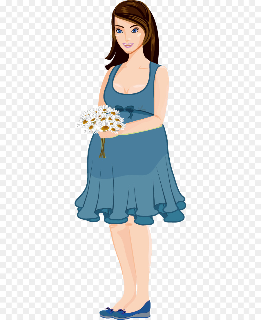 900x1100 Pregnancy Woman Mother Illustration