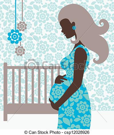 398x470 Silhouette Of Pregnant Woman .
