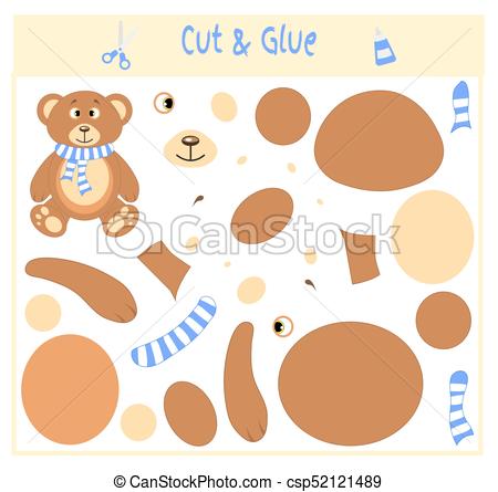 450x445 Education Paper Game For The Development Of Preschool... Vector