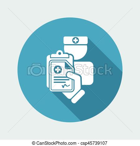 450x470 Medical Prescription Vector Clipart