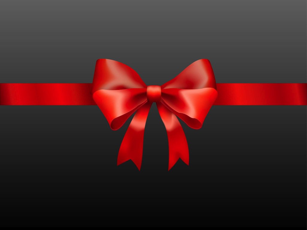 1024x768 Realistic Present Ribbon Vector Art Amp Graphics