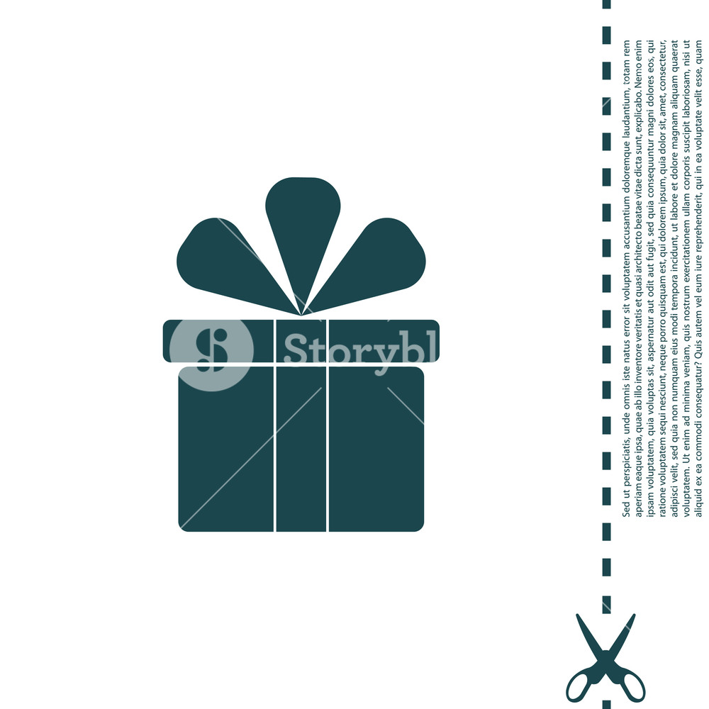 1000x1000 Present Vector Icon Royalty Free Stock Image