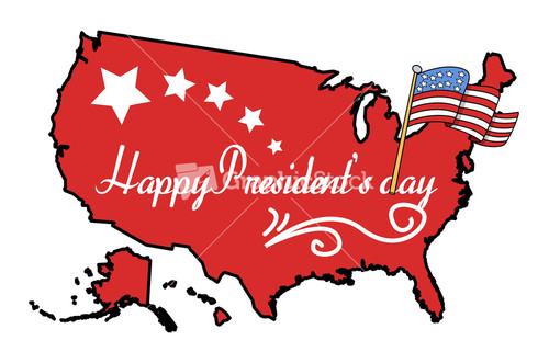 500x331 Happy Presidents Day Vector Clipart Cartoon
