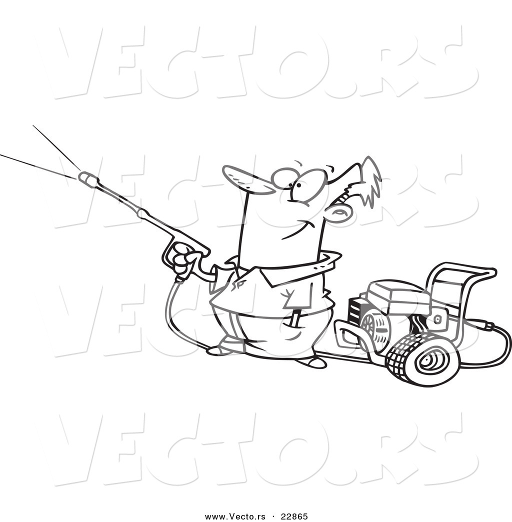1024x1044 Pressure Washer Clipart