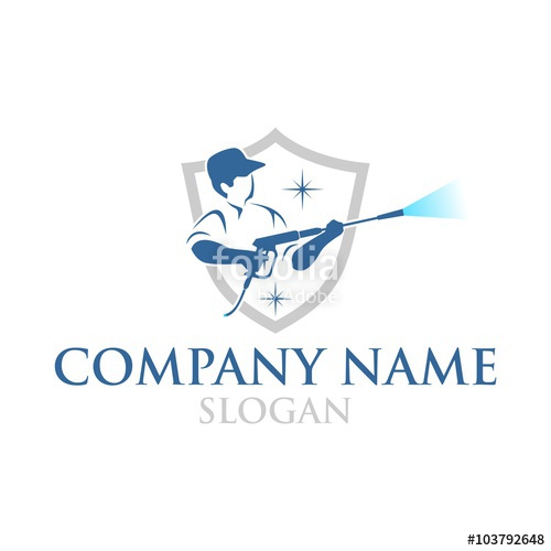 500x500 Pressure Wash Logo Stock Image And Royalty Free Vector Files On