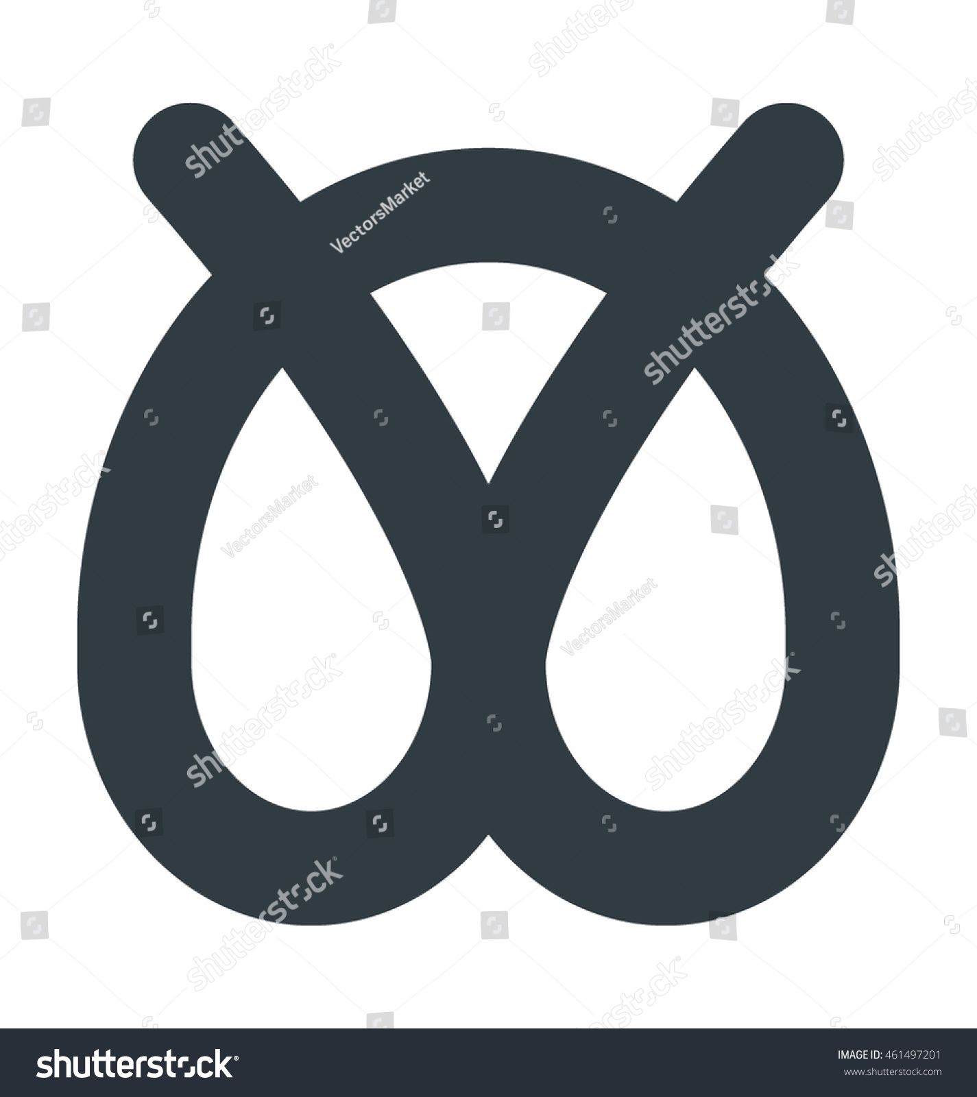 1425x1600 Pretzel Vector Icon Sum Sum Icons