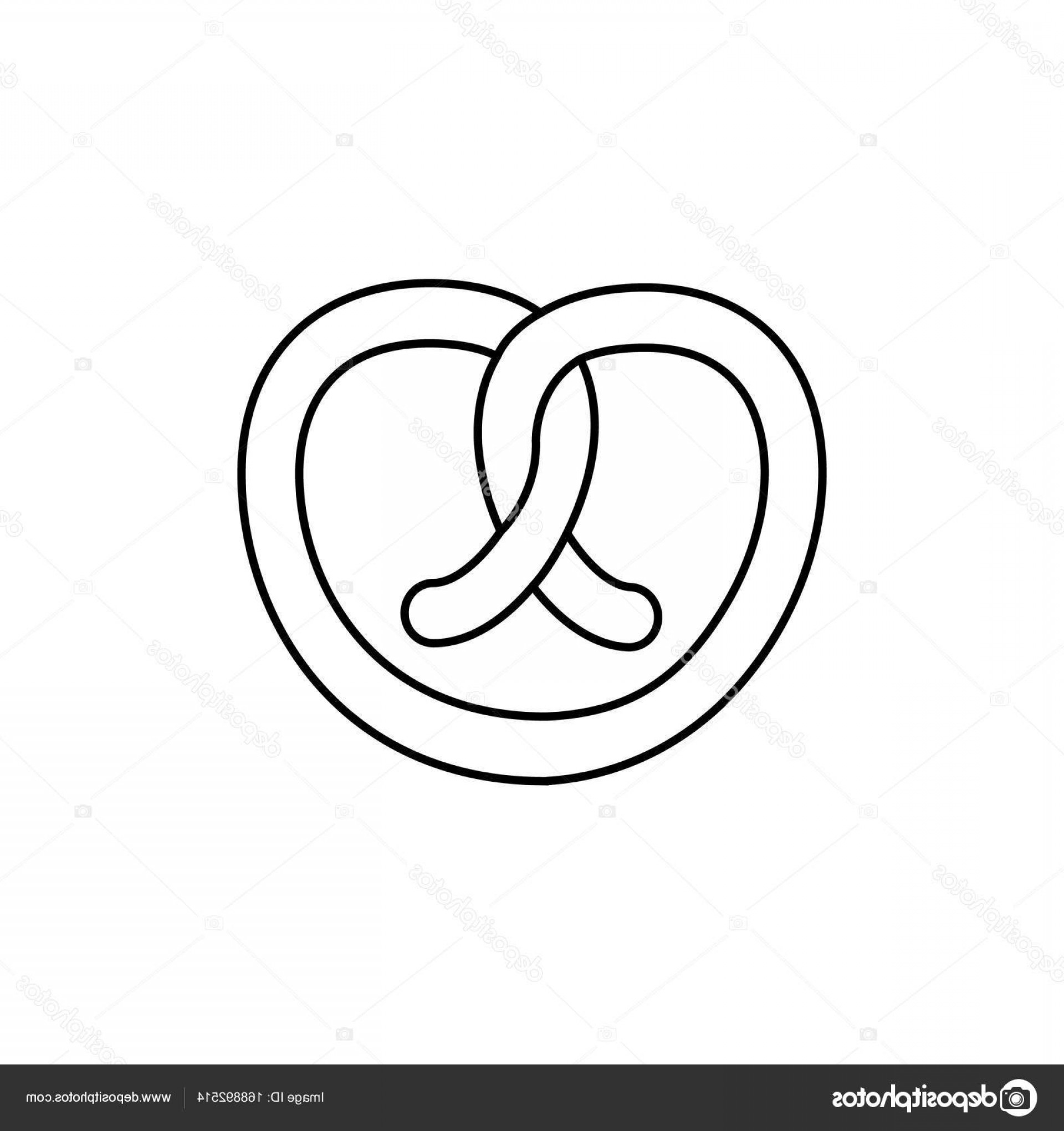 1920x2040 Stock Illustration Pretzel Vector Line Icon Sign Sohadacouri