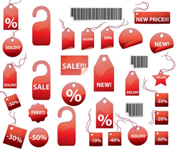 350x299 Price Tag Vector Pack
