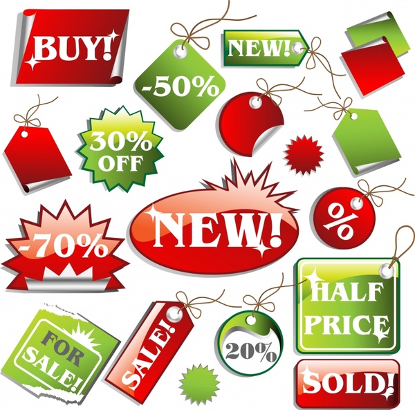 600x593 Supermarket Price Tag Vector Free Vector In Encapsulated