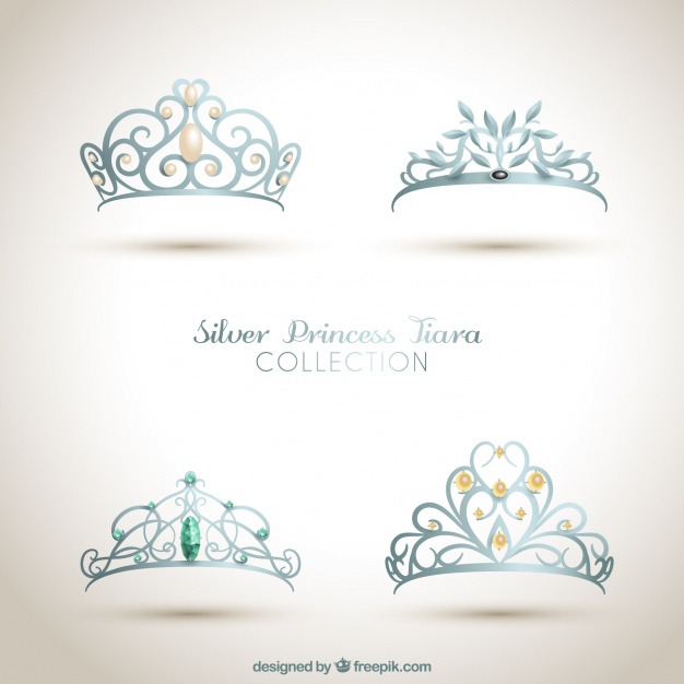 626x626 Ornamental Princess Crowns Vector Free Download