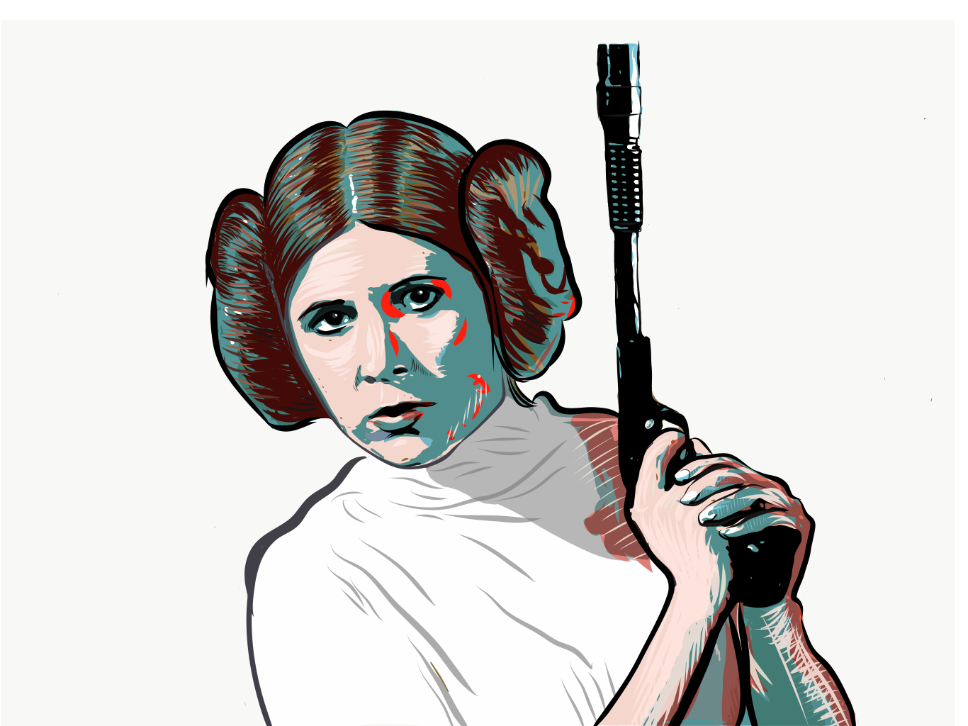 Download Princess Leia Vector at GetDrawings.com | Free for ...