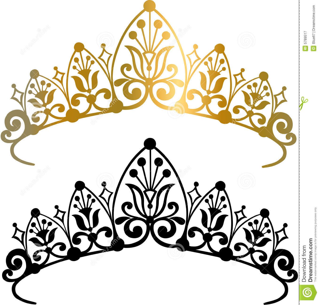 1362x1300 Tiara Crown Vector Illustration