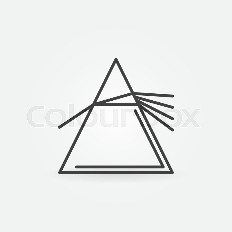 800x800 Vector Dispersive Prism Icon