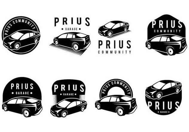 632x443 Prius Badge Set Free Vector Download 372453 Cannypic