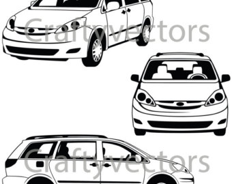 340x270 Toyota Prius Vector File Etsy