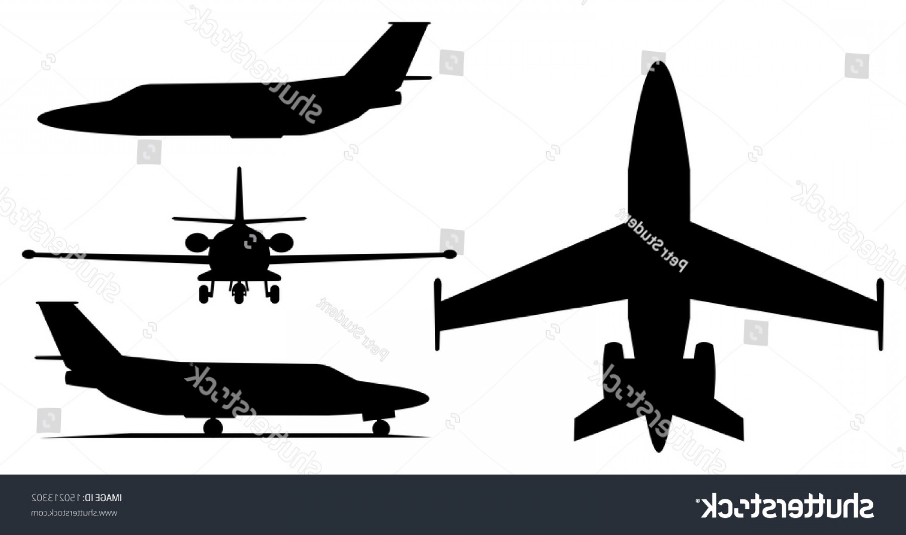 1800x1062 Illustration Private Jet Airplane Silhouette Arenawp