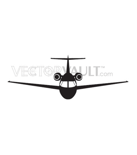 442x500 Buy Vector Private Jet Royalty Free Illustration