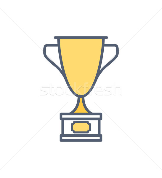 547x600 Infographic Of Golden Prize Vector Illustration Vector