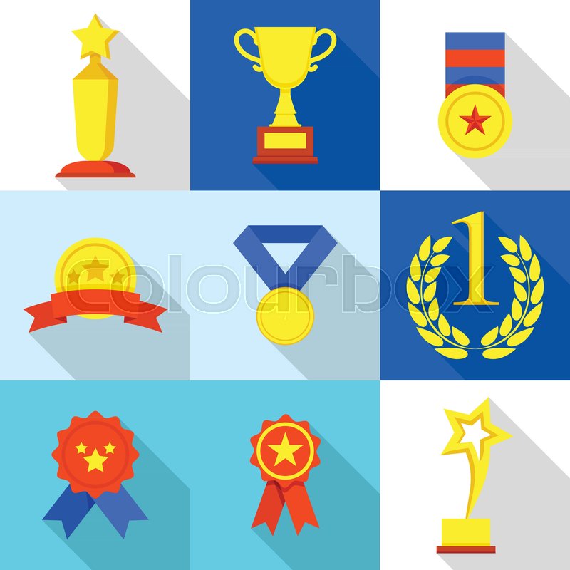 800x800 Top Prize Icons Set. Flat Set Of 9 Top Prize Vector Icons For Web