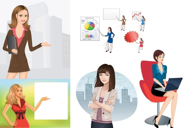 589x411 Professional Women Vector Free Vector In Encapsulated Postscript