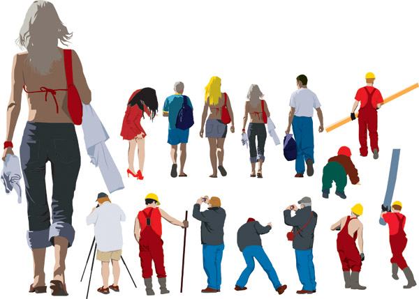 600x429 Various Professional Figures Vector Free Vector 4vector