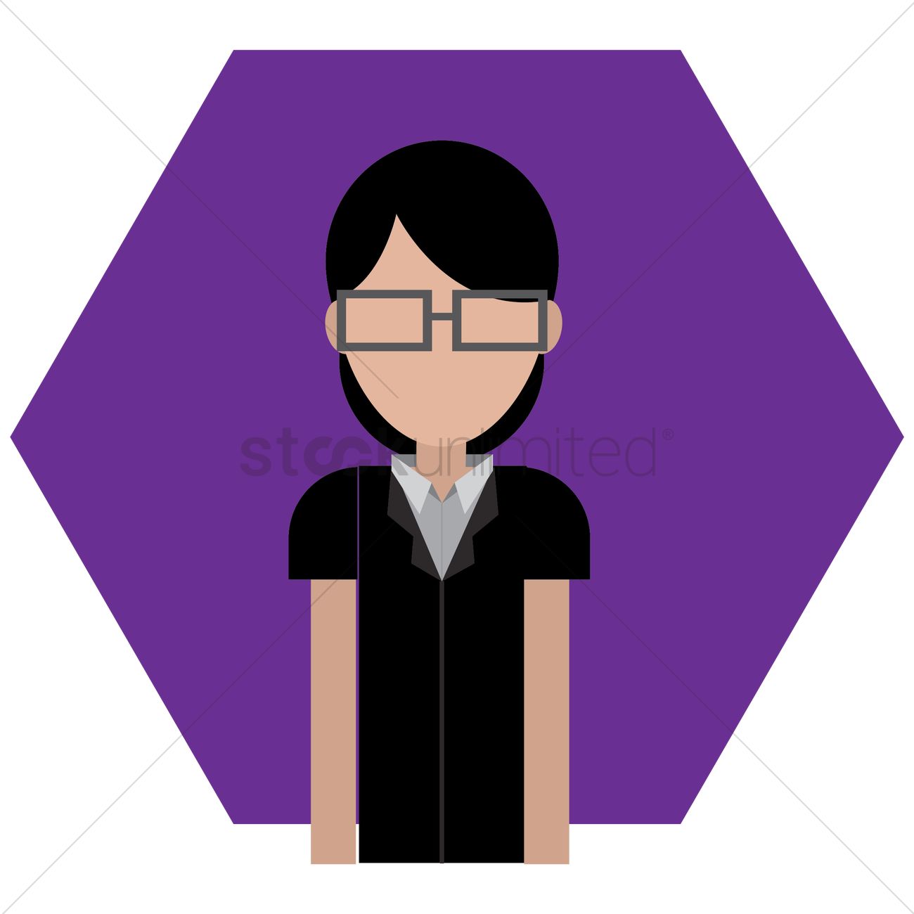 1300x1300 Professor Vector Image