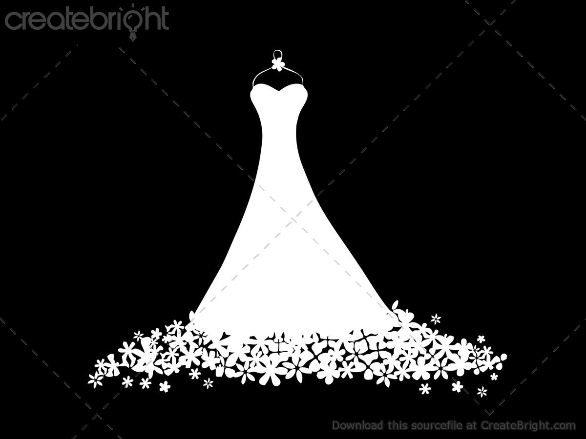 1200x900 Floral Vector Dress Illustration By Terry Bell In Illustrations