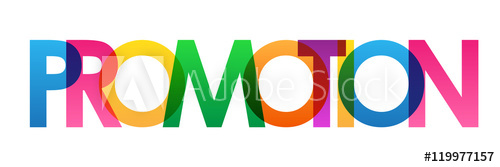 500x167 Promotion Vector Letters Icon