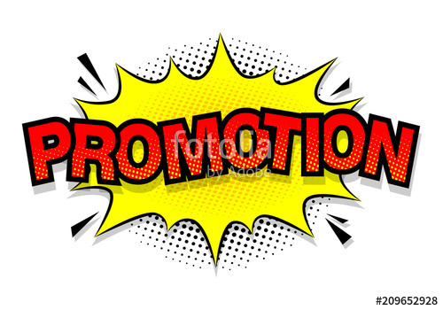 500x350 Comic Speech Bubble With Expression Text Promotion. Vector Stock