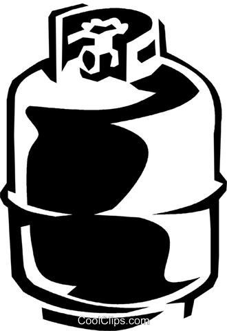 330x480 Propane Tank Royalty Free Vector Clip Art Illustration Vc038896