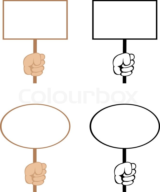 664x800 Vector Blank Signs Stock Vector Colourbox