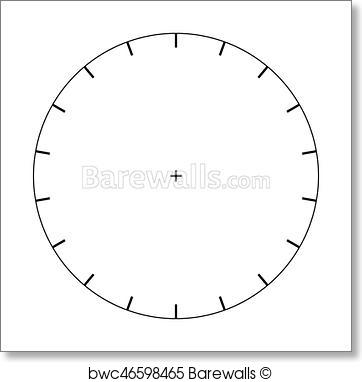 362x382 Art Print Of Blank Polar Graph Paper