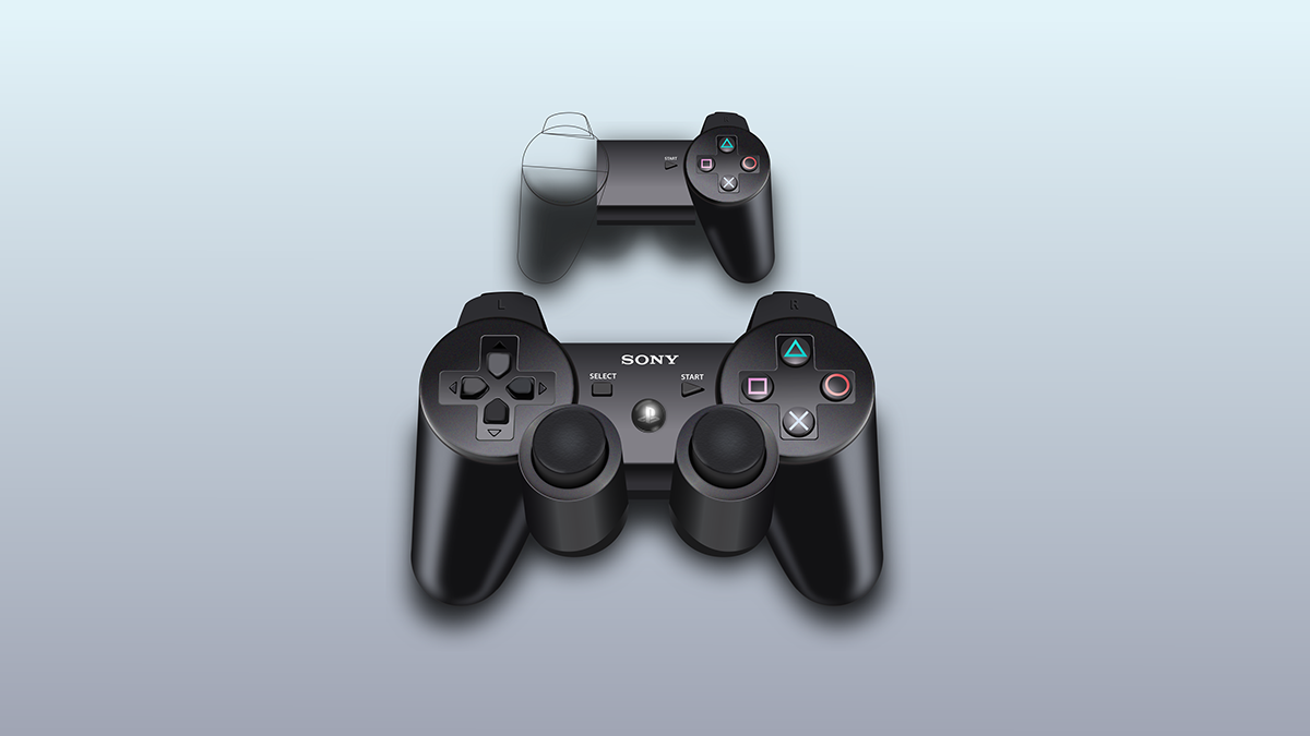 1200x675 Ps4 Controller Vector Mock Up On Behance